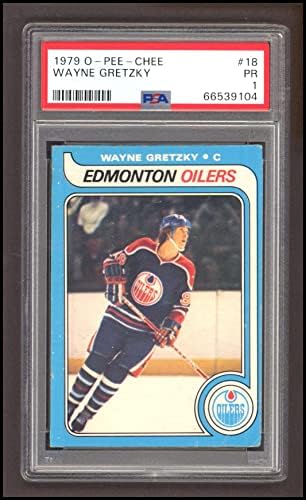 1979 O-pee-chee 18 Wayne Gretzky Edmonton Oiller-Hockey PSA PSA 1.00 - hokej na ulju