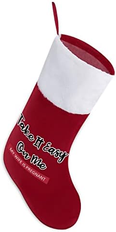 Polako mi je na Božićnu čarapu Božićne čarape torbica Kuća Obitelj Xmas Decor