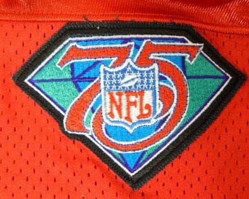 1994 Kansas Chiefs 75 Igra Izdana crvena dres 75th patch dp17445 - nepotpisana NFL igra rabljeni