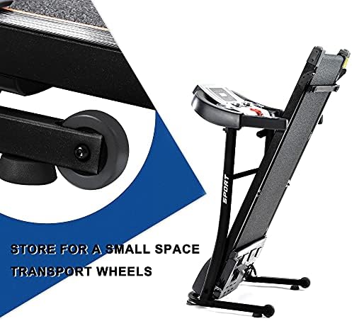 Treadmill s nagibom električne pješačke trake za traku za bicikl preklopna staza za kućnu teretanu pješačku