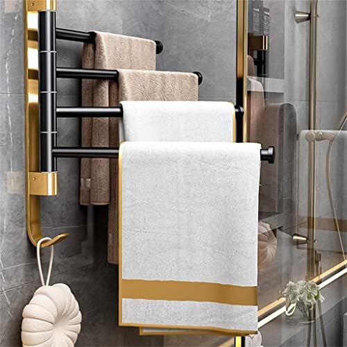 SXNBH rotacijski ručnik lagan luksuzni crni zlatni otvor bez kupatila aluminijumske aktivnosti sklopivi organizator