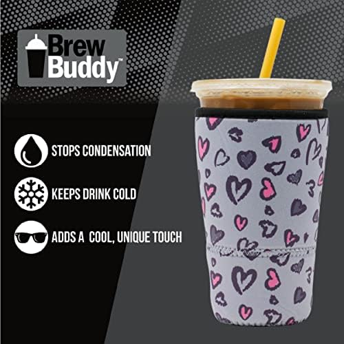 Brew Buddy Iced Coffee izolirani rukav-držač izolatora Sok za hladna pića, neopren Kup čarapa-kompatibilan