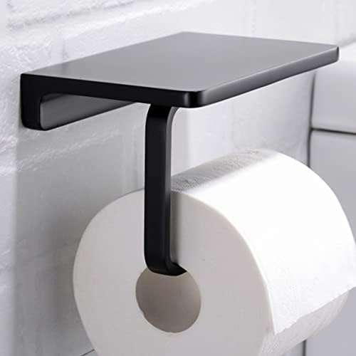 Miaohy Smooth držač toaletnog papira sa policom Čelični papirni papir u rolni vješalica zidni WC