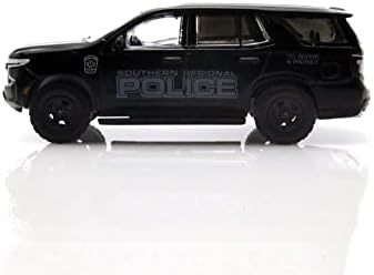 2021 Chevy Tahoe Policijsko Vozilo Za Potjeru, Crno-Zeleno Svjetlo 30342-1/64 Diecast Car
