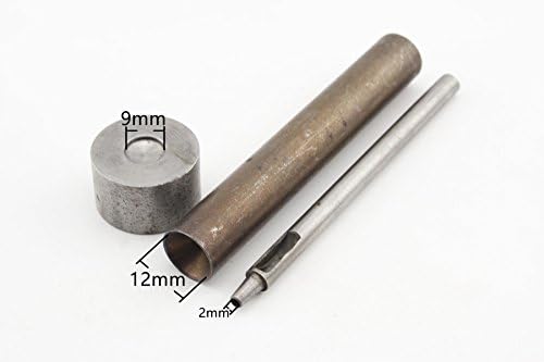Rivetirana tablica cijevi 1/2 / 12 mm željezne šipke za zakovice za zakovice kožne zakovice za vrećicu za čišćenje