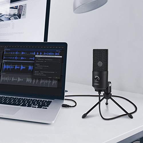Tdxbb metalni USB kondenzator mikrofon za snimanje za Laptop Windows Cardioid Studio vokal za snimanje