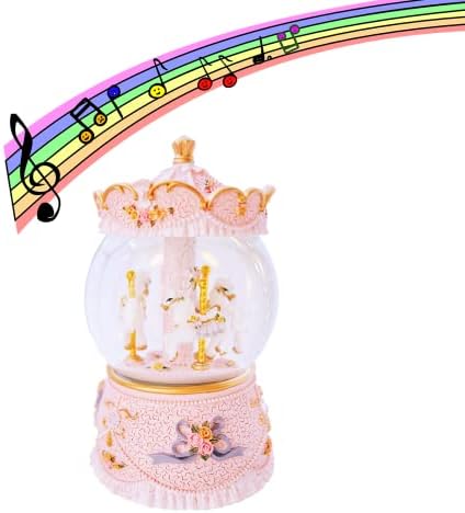 BUBBLE JUNGLO poklon zamotana muzička kutija karosel konjički muzički snijeg Globe predstavlja za djevojčice