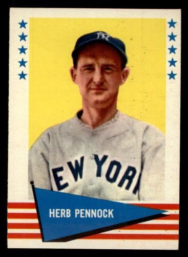 1961 Fleer 133 Herb Pennock New York Yankees Ex / Mt Yankees