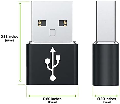 USB-C ženka za USB mužjak Brzi adapter kompatibilan sa vašim Samsung Galaxy M02S za punjač,