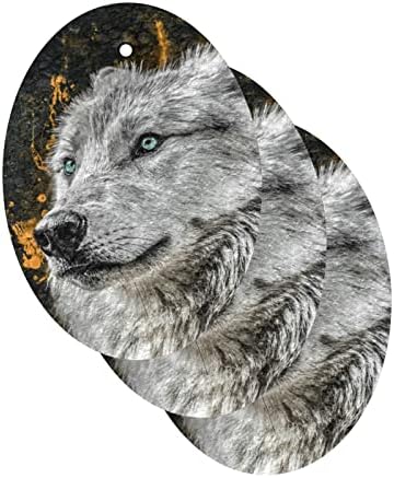 Alaza Moon Amazing Wild Wolf Prirodne sunđere Kuhinjski celulozni spužvi za posuđe Perilica