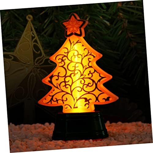 Osaladi 1 kom božićno stablo noćno svjetlo Xmas osvijetljeno drvo xmas ukrasno noćno svjetlo božićno stol
