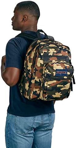 JanSport veliki Studentski laptop ruksak za studente, tinejdžere, Buckshot Camo Računarska torba sa 2 pretinca,