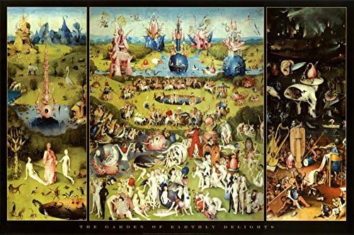 Hieronymus Bosch vrt zemaljskih užitaka umjetnički Print Poster umjetnički Poster štampa Hieronymus