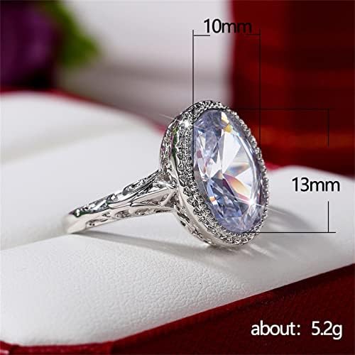 2023 Novi angažman kamen za žene prsten nakit bijeli vjenčani poklon zvona dijamantski nožni prsten
