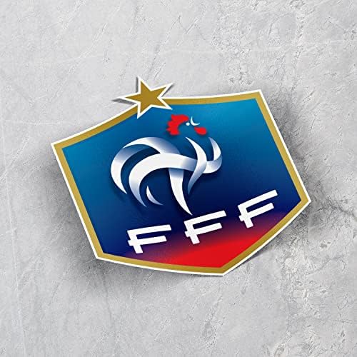 FFF France National Team Soccer Football Football Courbol naljepnica za branik vinil naljepnica - duža