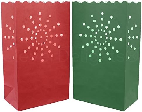 Cleverdelights crvene i zelene ležaljke za sunčanje - 30 brojeva - božićna luminarija