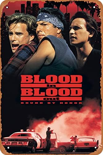 HTINSIGN Blood in Blood out：vezan Honor film Poster Retro metalni znak za Cafe Bar Pub uredski