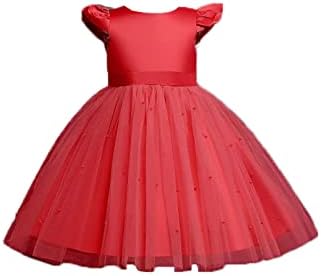 Haljine za djevojčicu Djevojke Djevojke Dress Performance Haljina haljina luka mreža suknje Princess