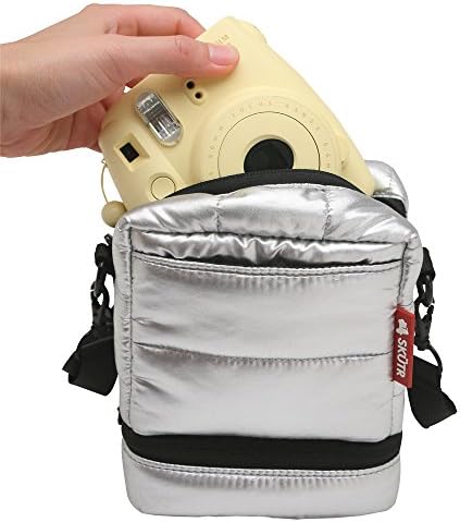 Skutr torba za Fujifilm Instax i Polaroid 300 seriju Kamera, Puffy, Crna