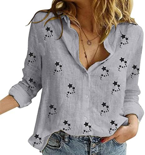 Odjeća s dugim rukavima Trendi pamuk grafički casual kardigan bluza majica za dame Top Winter Fall Fem FB