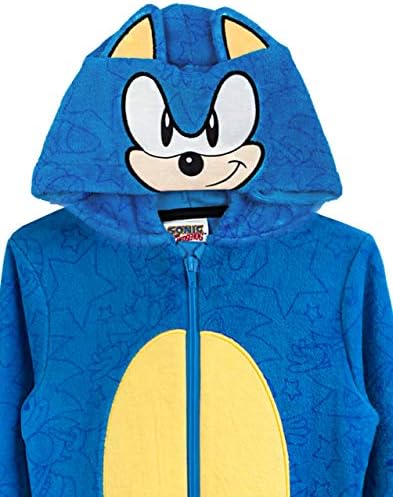 Sonic The Hedgehog Onesie Kids Boys All In One Sleepsuit