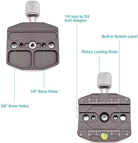 FOTOKONIC METAL CL-70M MM ploča za brzo otpuštanje QR CLAMP za srodni kuglični glavu kompatibilan sa
