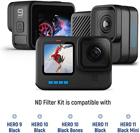 Neewer 4 paket leće filter kompatibilni sa filtrom kompatibilan sa GoPro Hero 11 10 9, ND4 / ND8