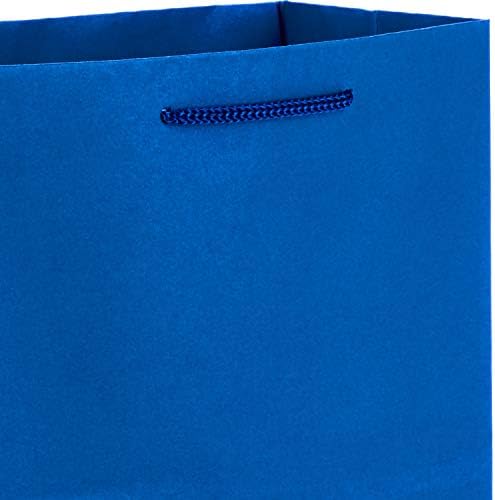 Hallmark plave poklon torbe u raznim veličinama za rođendane, mature, Dan očeva, tuševe za bebe, svadbene