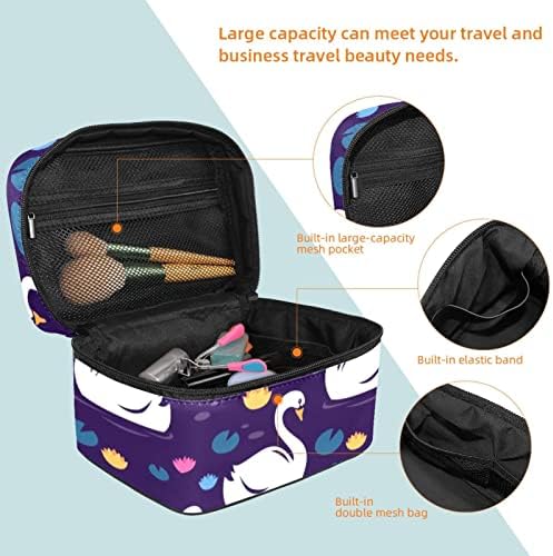 Elegantni stil Swan uzorak kozmetička torba prijenosna putnička torba za šminku Organizator toaletna torba