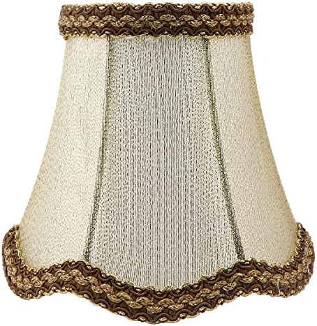 ANRONCH simple tkanina abažur, Clip Bubble Linen abažur - Evropski Clip luster zidna lampa za sjenilo za stolni