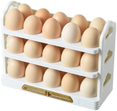Zzlik Flip-tip jaja stalak za jaja kutija za odlaganje stalak za jaja držač za frižider Organizator
