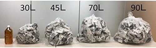 Ordi Pse-N45-20 Torbe za smeće, prozirna, 1,1 gal, debljina: 0,0008 inča, uloge, poslovne, super ekološke vrećice,