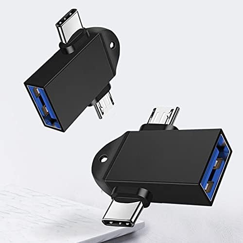 WAITLOVER 2-IN-1 Tip-C Micro USB OTG adapter za Android Huawei USB 3.1 Pogon podataka za tablet