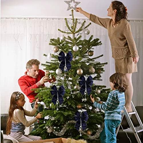 Jargebur Božićno stablo se tiče s zvonima, božićne lukove za božićno stablo za ukrašavanje ukrasa