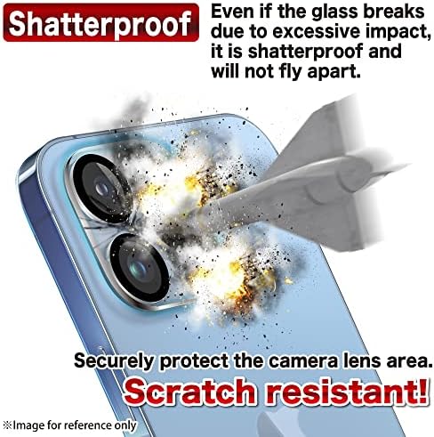 Shizukawill zaštita sočiva kamere kompatibilna sa iPhone13 / 13 Mini zaštitom ekrana od kaljenog stakla