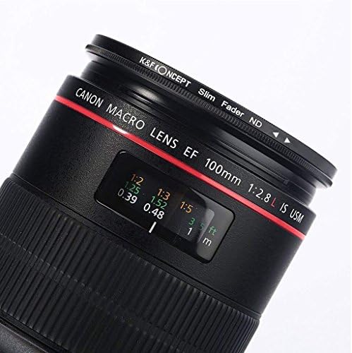 Ultra tanka fader varijabla ND2 do ND400 Neutralna gustoća filter za leće za leće za objektiv kamere sa 82