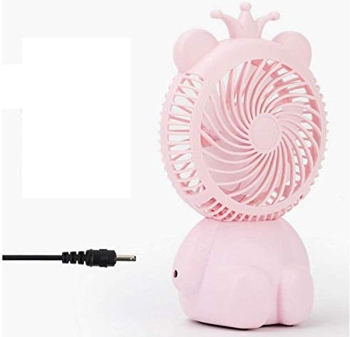 Koaius USB mali ventilator, mini sjedište medvjed prijenosni mali električni ventilator, punjivi