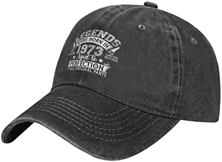 Vintage Legends rođen 1973 kape Žene 50 godina 50. rođendan tata šešir za muškarce kapa
