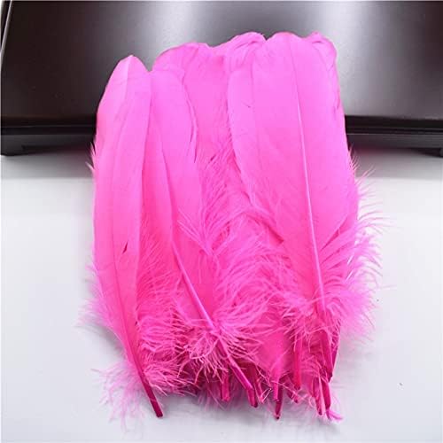 Zamihalaa Shell Pink Hard Stick prirodno gusko perje za odjeću 5-7/12-18cm oprema za uređenje