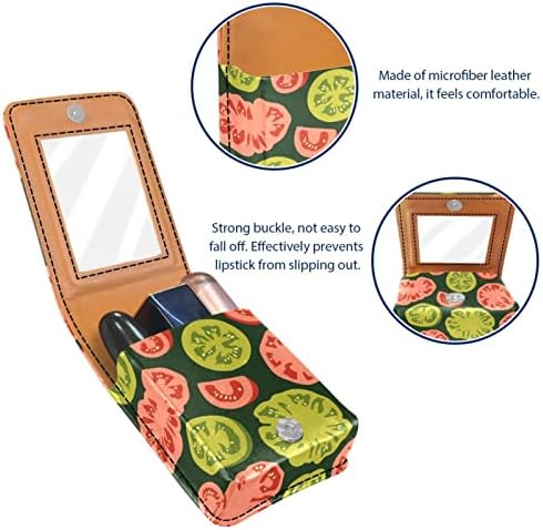 ORYUEKAN makeup ruž za usne torbica za ruževe s ogledalom prijenosni ruž za usne torbica za skladištenje sjajila