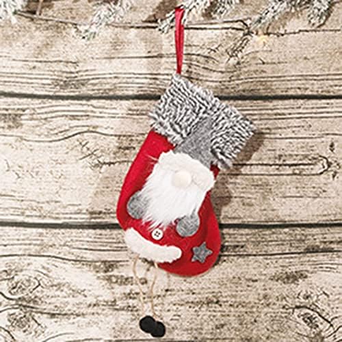 Božićne čarape Velike čarape Klasična šumska figura Božićna čarapa Candy Bag Božićni ukrasi Božićni