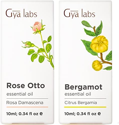 Rose Otto Esencijalno ulje i bergamot - Gya Labs Mirnim dani postavljeni za olakšanje stresa
