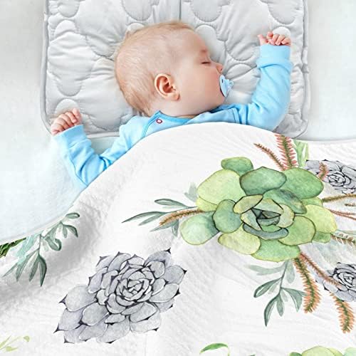 Soferne biljke od ispisane bebe za dječake super mekane tople deke za malinu za djevojke lagana krevetića pokrivač