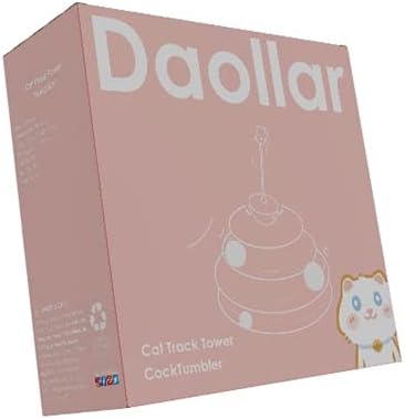 Daollar Cat Track Tower CockTumbler-interaktivna igračka za mačke sa pokretnim kuglicama - toranj za