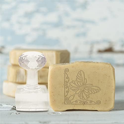 CRPPIRE RUČNI SAWAAP marka leptir čipka akrilni sapun sa 1,57 uklonjiva ručka utisak sapuna sapuna