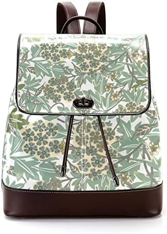 VBFOFBV putni ruksak, backpack laptop za žene muškarci, modni ruksak, vintage svijetlo plavi biljni