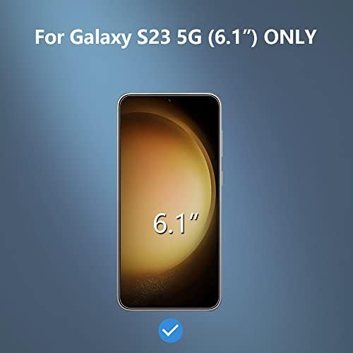 Staklo-M [2 Pakovanje] kaljeno staklo Zaštita ekrana za Samsung Galaxy S23, stakleni poklopac