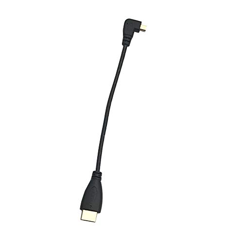 MMNNE 2Pack 8inch kut 90 stepeni Micro HDMI muški do HDMI muškog kablovskog konektora