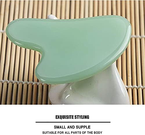 Ustiko 2kom Gua Sha masaža lica kineska medicina Salon alata za struganje ploča od prirodnog žada
