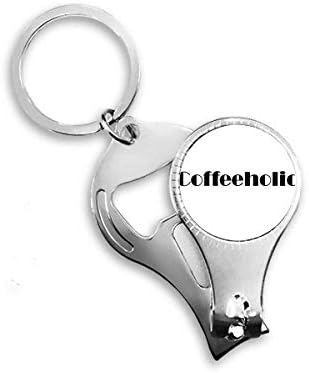 Stilska riječ Kavna kokolic Art Deco poklon modni noktilni prsten za noktene prstene za ključeve clipper
